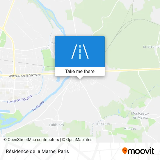 Résidence de la Marne map