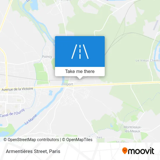 Rue D'Armentières map