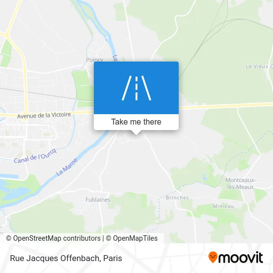 Rue Jacques Offenbach map