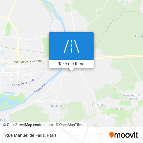Rue Manuel de Falla map