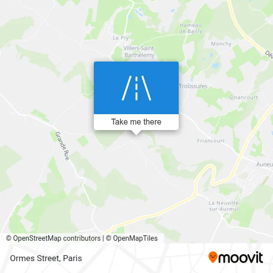 Rue Des Ormes map