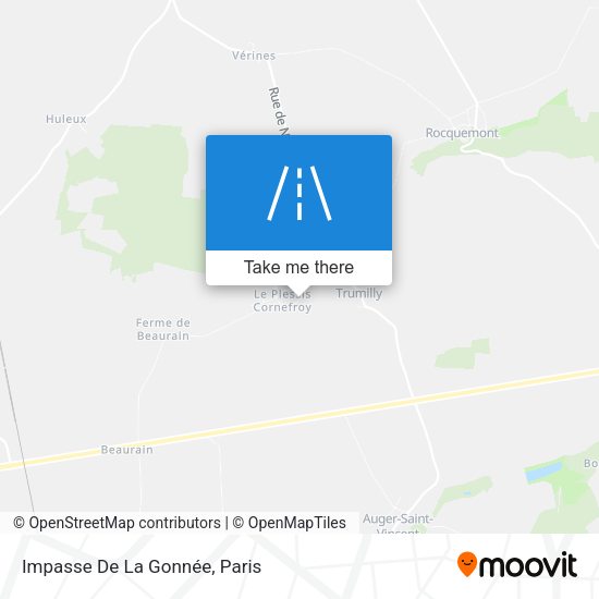Impasse De La Gonnée map