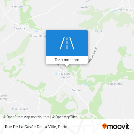 Rue De La Cavée De La Ville map