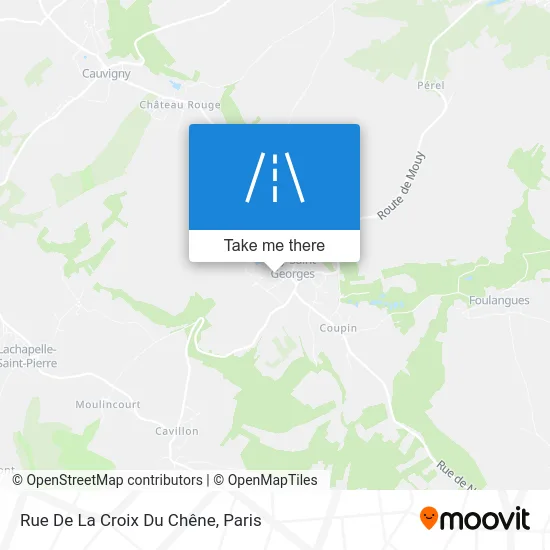 Rue De La Croix Du Chêne map
