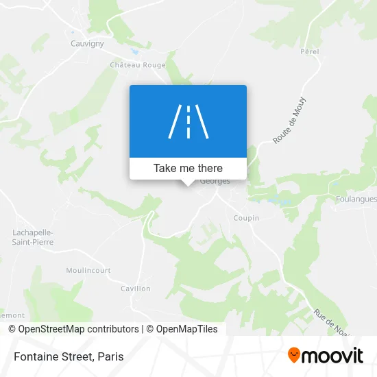 Rue De La Fontaine map