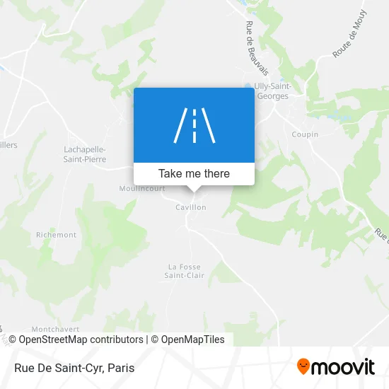 Rue De Saint-Cyr map