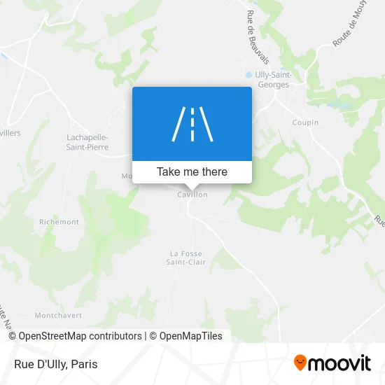 Rue D'Ully map