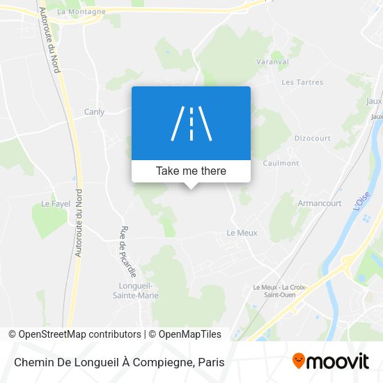 Chemin De Longueil À Compiegne map
