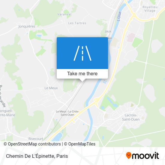 Chemin De L'Épinette map