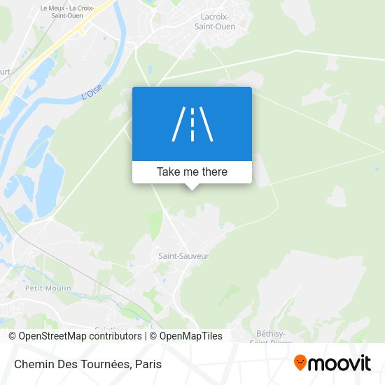 Chemin Des Tournées map