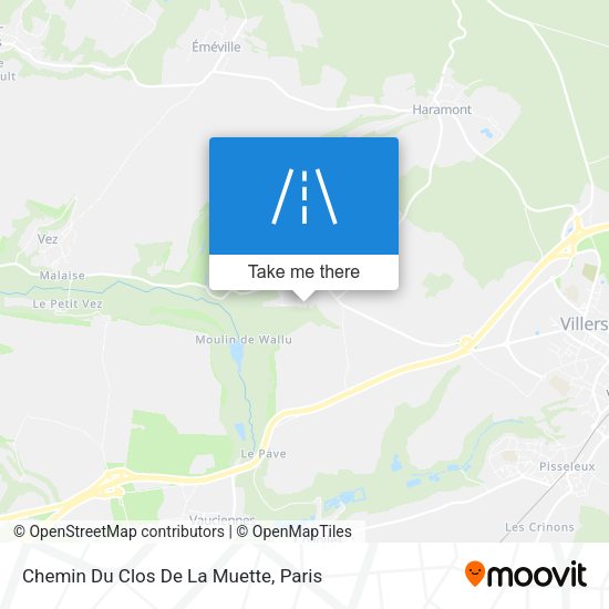 Chemin Du Clos De La Muette map
