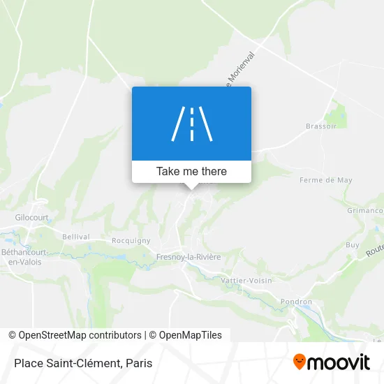 Place Saint-Clément map