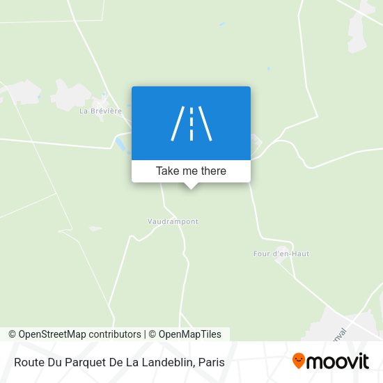 Route Du Parquet De La Landeblin map
