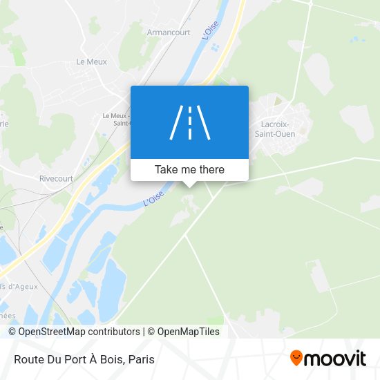 Route Du Port À Bois map