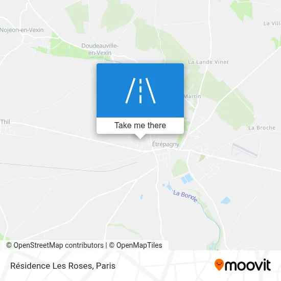 Résidence Les Roses map