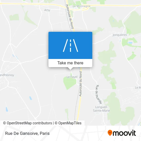 Rue De Gansoive map