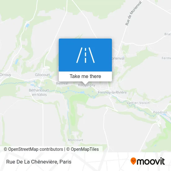 Rue De La Chênevière map
