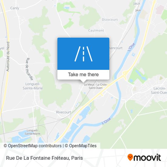 Rue De La Fontaine Fréteau map