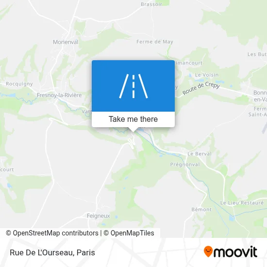 Rue De L'Ourseau map