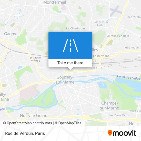 Rue de Verdun map