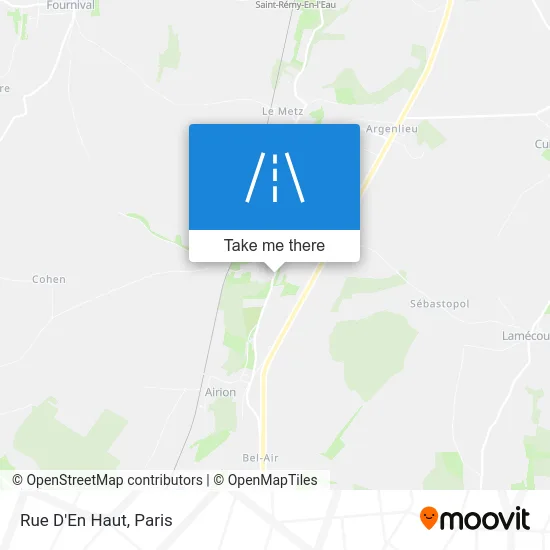 Rue D'En Haut map