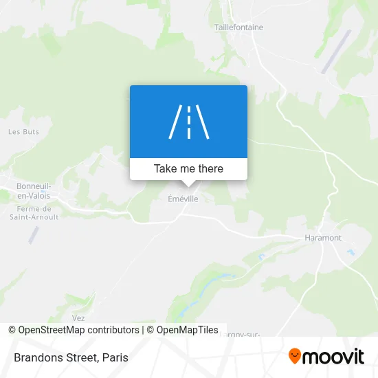 Rue Des Brandons map