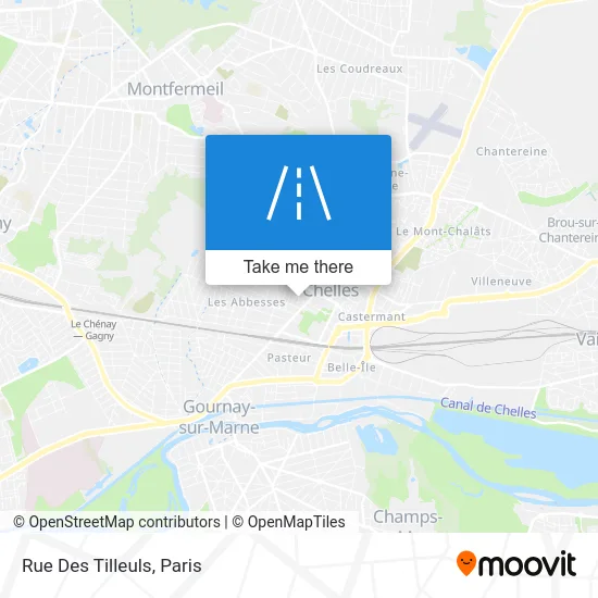Rue Des Tilleuls map