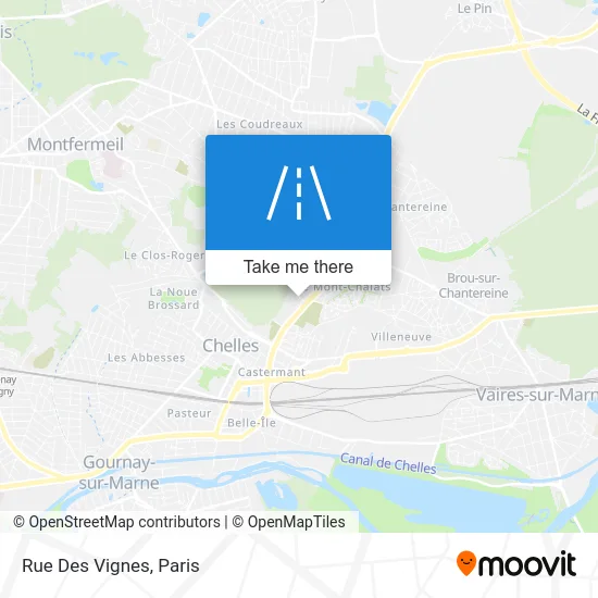 Rue Des Vignes map