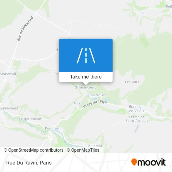 Rue Du Ravin map