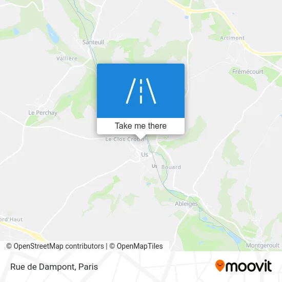 Rue de Dampont map