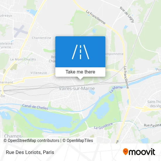 Rue Des Loriots map