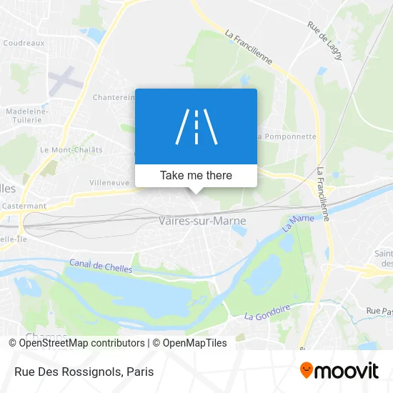 Rue Des Rossignols map
