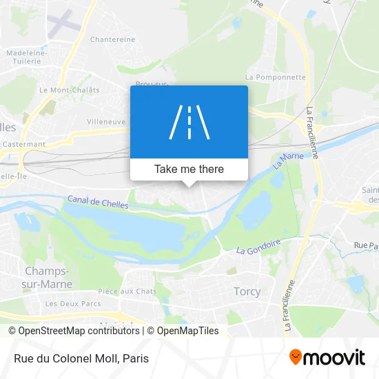 Rue du Colonel Moll map