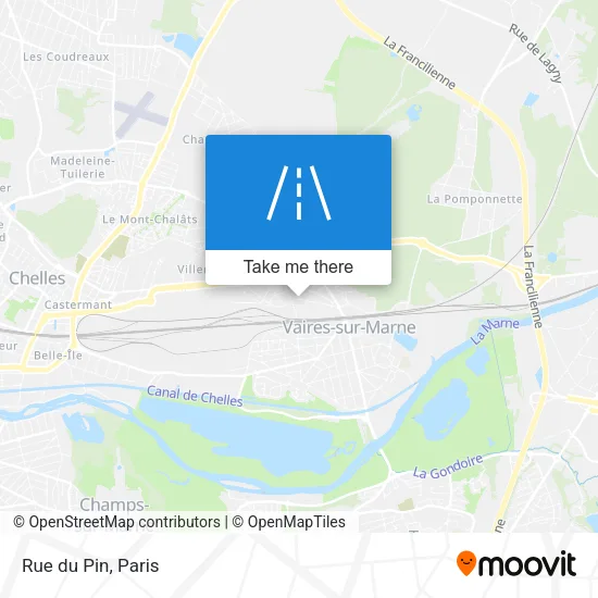 Rue du Pin map