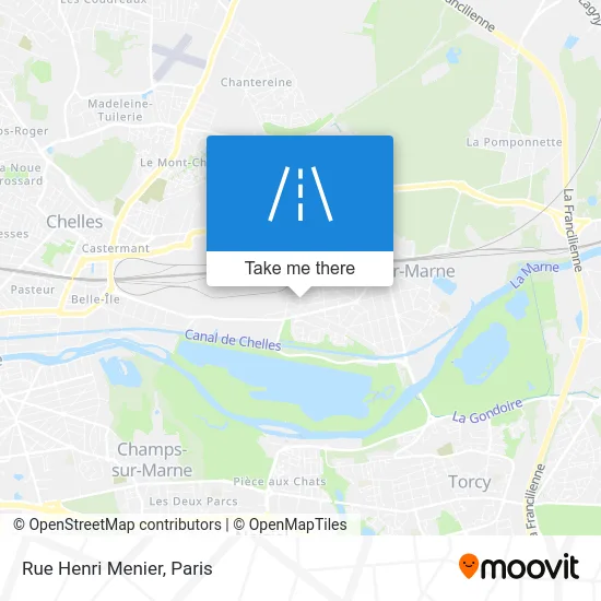 Rue Henri Menier map