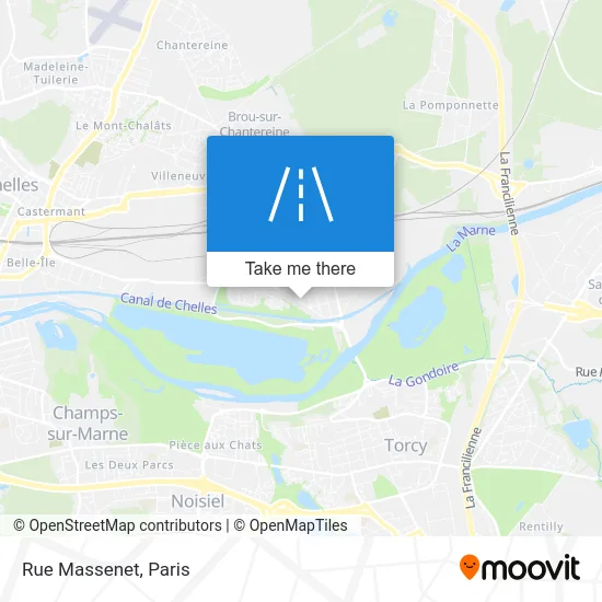 Rue Massenet map