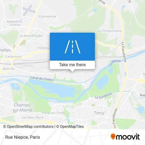 Rue Niepce map