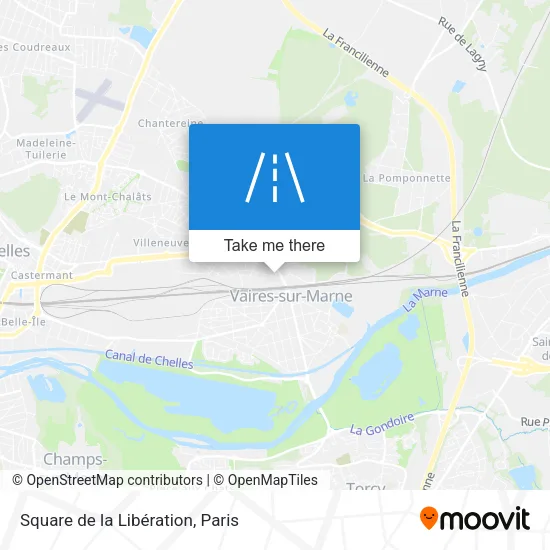 Square de la Libération map