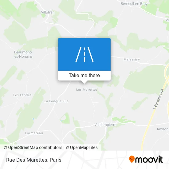 Rue Des Marettes map