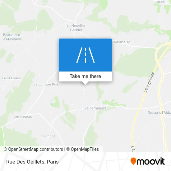 Rue Des Oeillets map