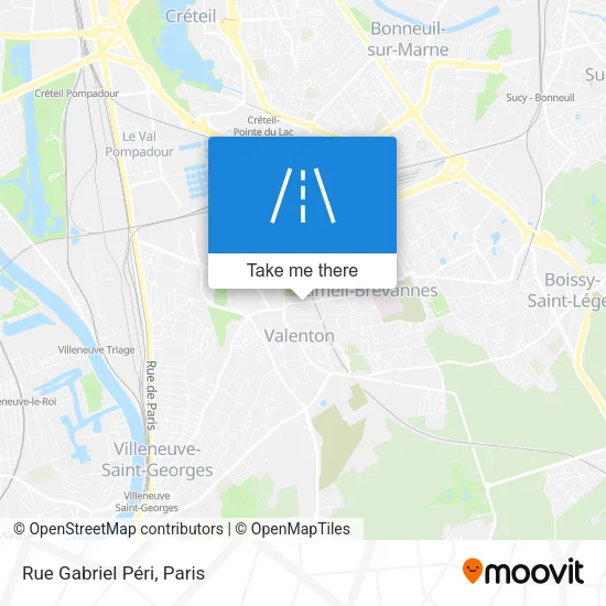 Rue Gabriel Péri map