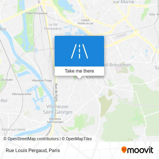 Rue Louis Pergaud map