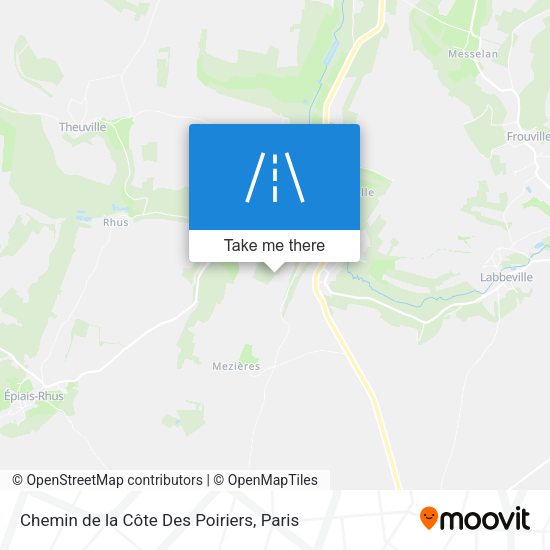 Chemin de la Côte Des Poiriers map