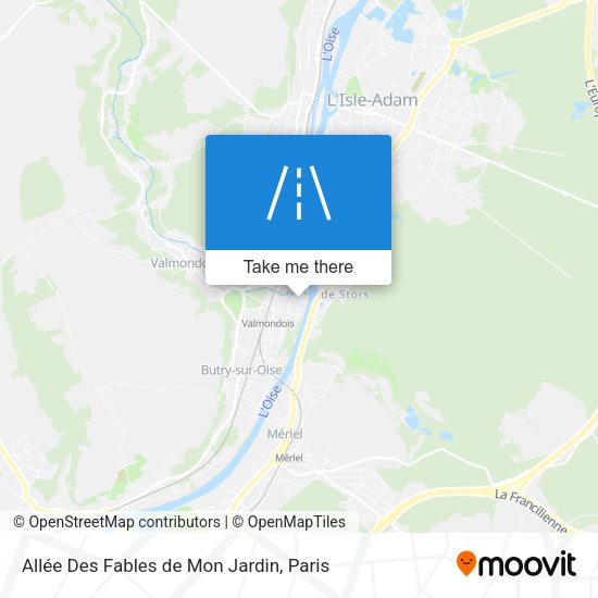 Allée Des Fables de Mon Jardin map