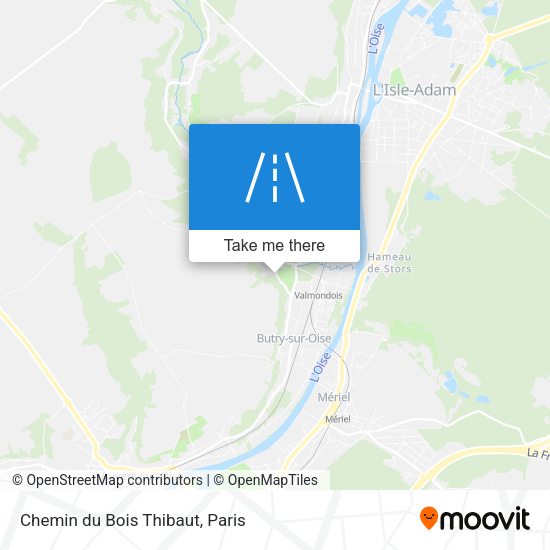 Chemin du Bois Thibaut map