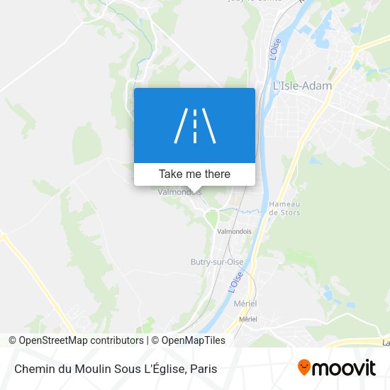 Chemin du Moulin Sous L'Église map