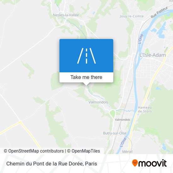 Chemin du Pont de la Rue Dorée map