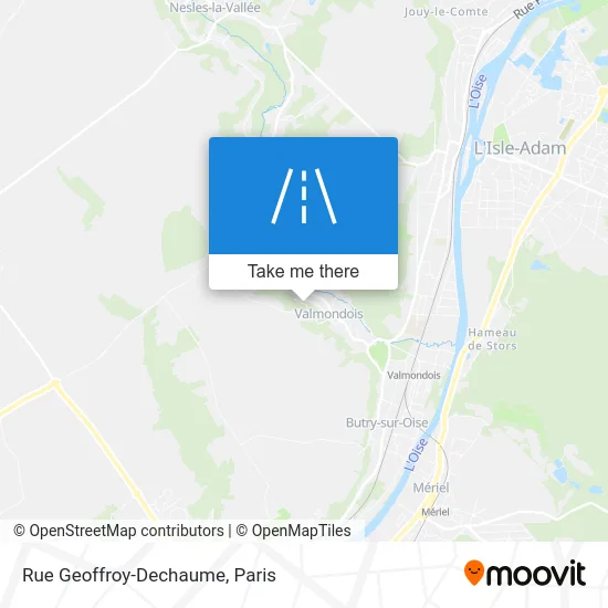 Rue Geoffroy-Dechaume map