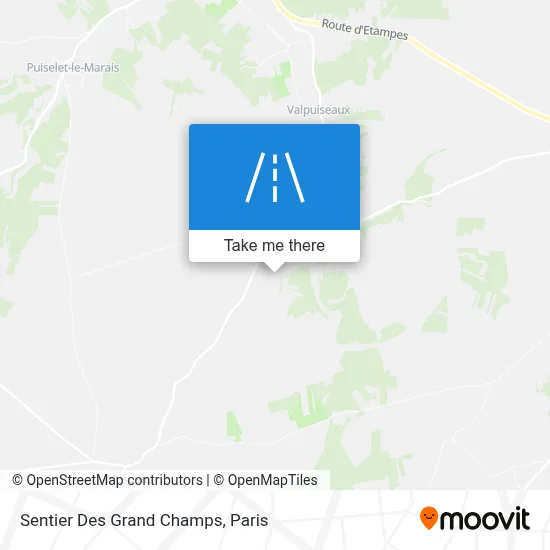 Sentier Des Grand Champs map