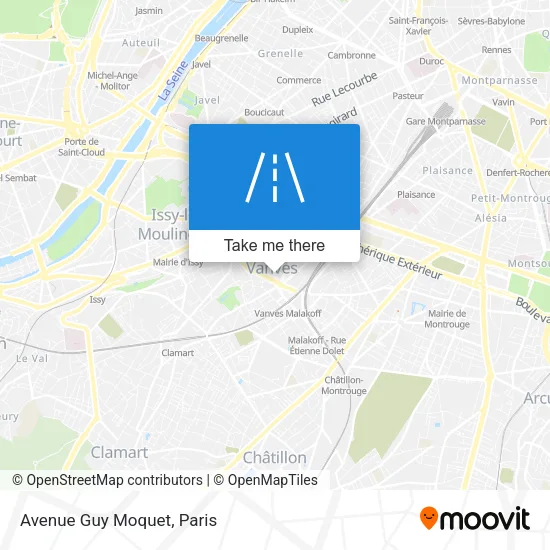 Avenue Guy Moquet map